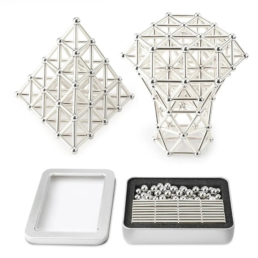 [Hometech] Magnetic Building Sphere Kit with DIY Connector Rods