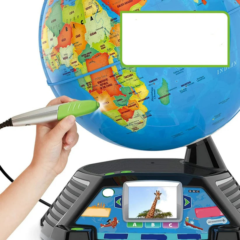 [Hometech] Interactive Learning Globe with LCD Screen and Stylus