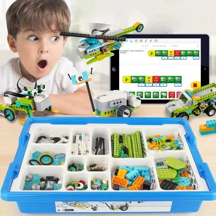 [Hometech] STEM Robotics Building Kit with Programmable Components