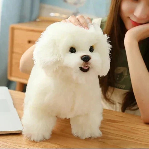[Hometech] Washable Plush Dog Stuffed Animal with Portable Design