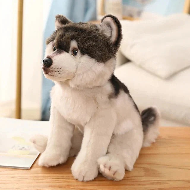 [Hometech] Washable Plush Dog Stuffed Animal with Portable Design