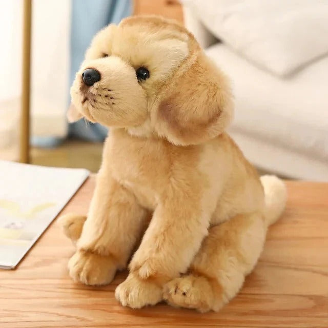 [Hometech] Washable Plush Dog Stuffed Animal with Portable Design