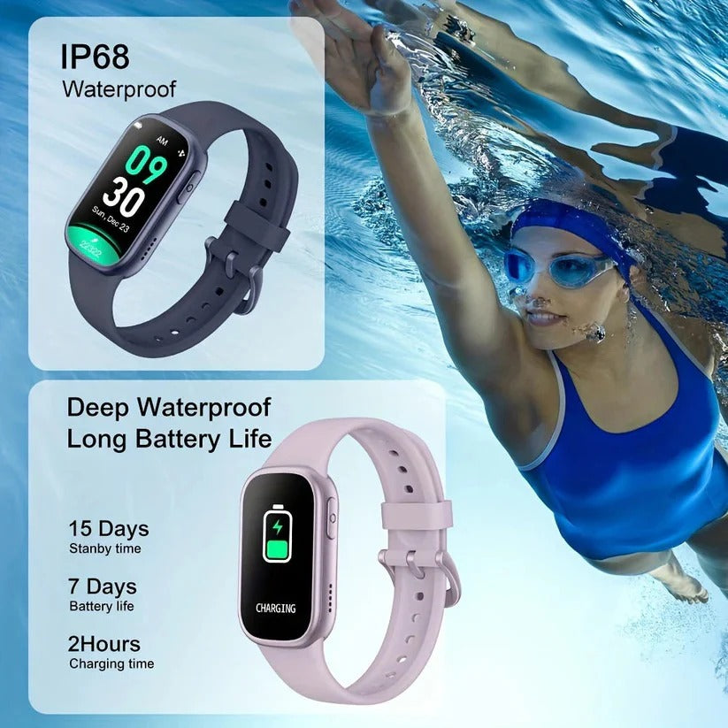 [Hometech] Waterproof Fitness Smartwatch with Magnetic Charging