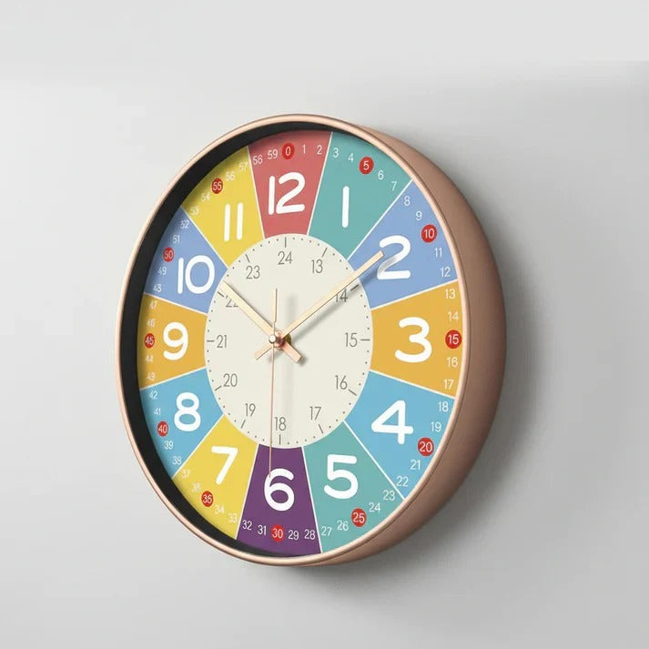 [Hometech] Silent Wall Clock for Nursery and Children's Room
