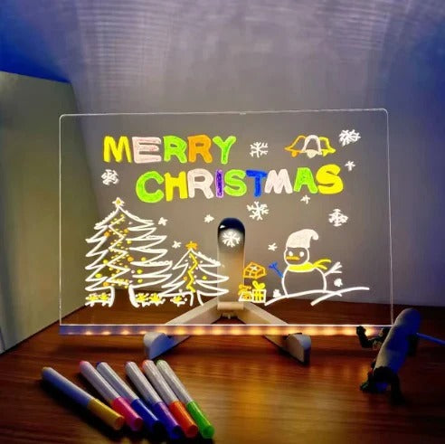[Hometech] LED Illuminated Writing Board for Messages and Notes