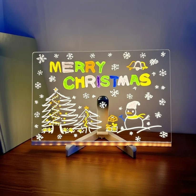 [Hometech] LED Illuminated Writing Board for Messages and Notes