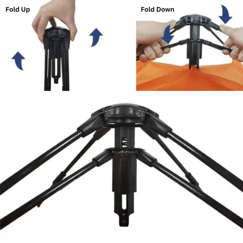 [Hometech] Instant Pop Up Tent with Built In Frame Structure