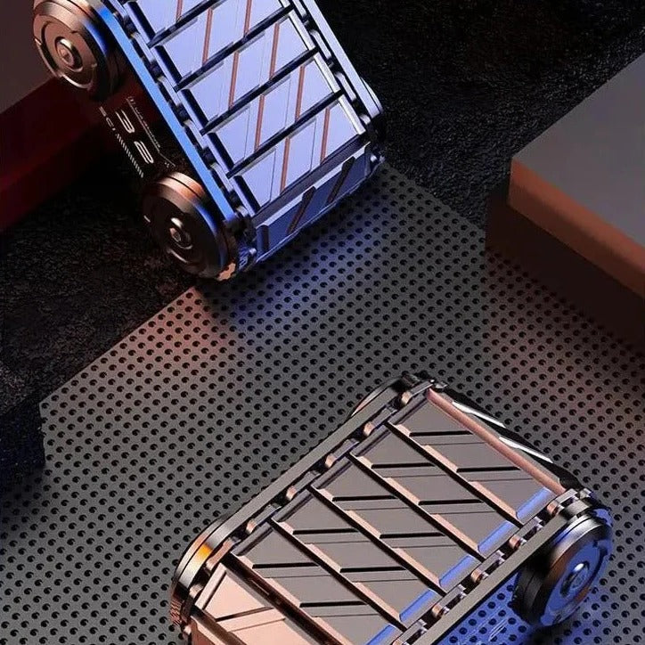 [Hometech] Steel Fidget Spinner with Kinetic Gear Mechanism