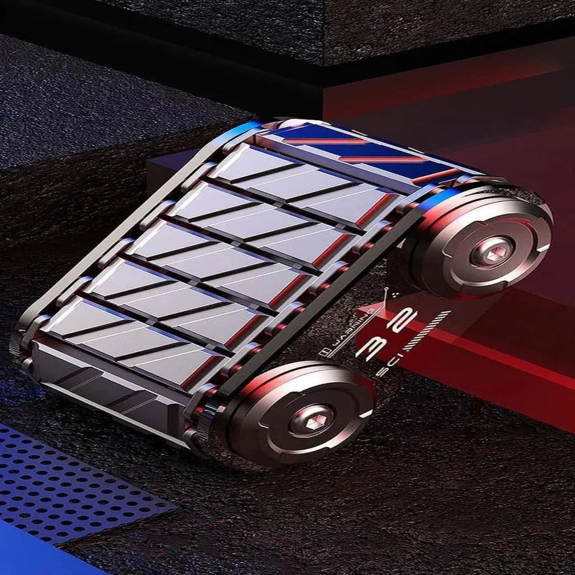 [Hometech] Steel Fidget Spinner with Kinetic Gear Mechanism