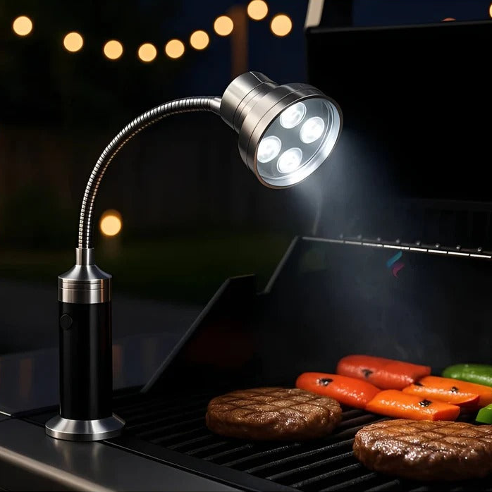 [Hometech] Magnetic BBQ Torch with Beam Light for Night Grilling