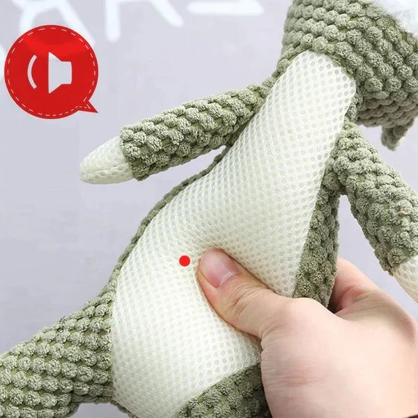 [Hometech] Durable Stitch Plush Dog Toy for Tug and Fetch