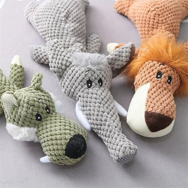[Hometech] Durable Stitch Plush Dog Toy for Tug and Fetch