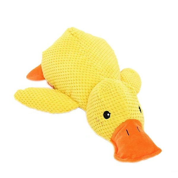 [Hometech] Duck Shaped Squeaky Dog Toy with Reinforced Stitching