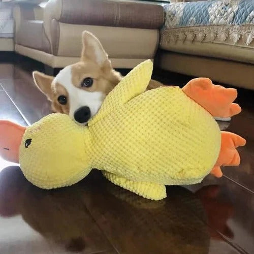[Hometech] Duck Shaped Squeaky Dog Toy with Reinforced Stitching
