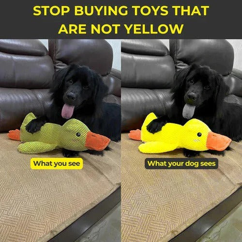 [Hometech] Duck Shaped Squeaky Dog Toy with Reinforced Stitching
