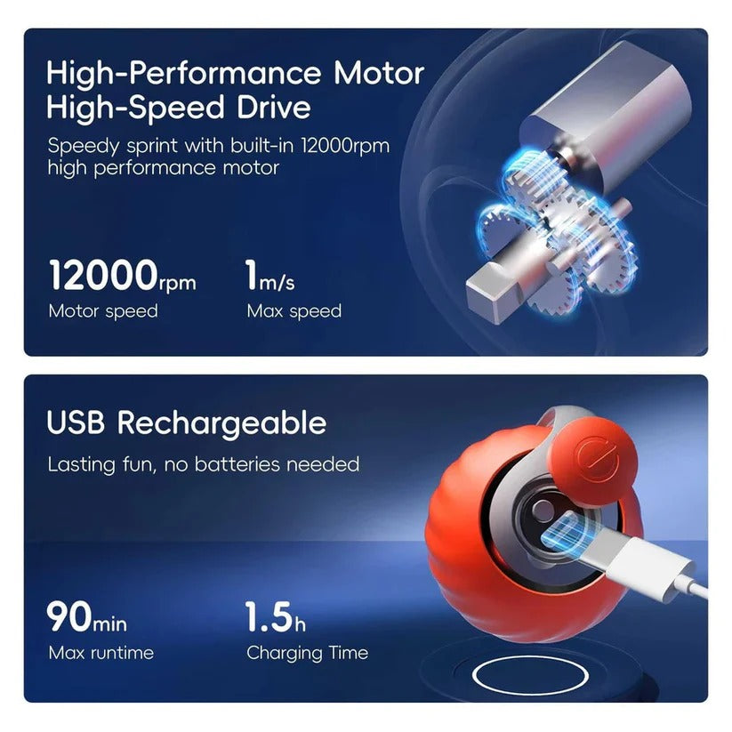 [Hometech] Cat Toys with Tail Design for Indoor Play, 2 Pack Set