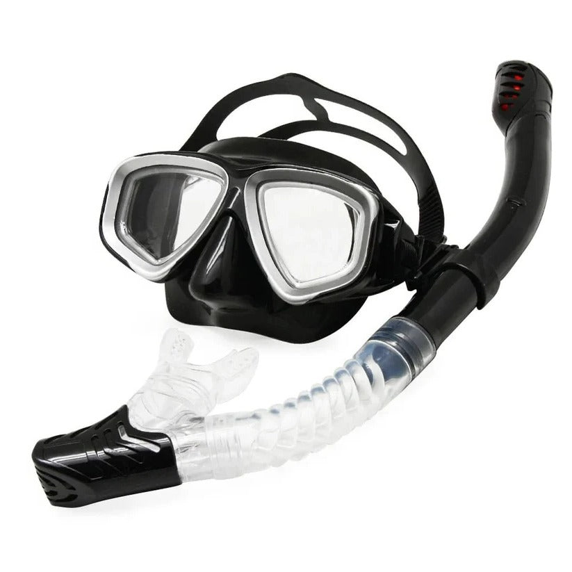 [Hometech] Tempered Glass Scuba Mask with Silicone Seal, Anti Fog Lens