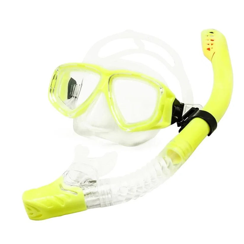 [Hometech] Tempered Glass Scuba Mask with Silicone Seal, Anti Fog Lens