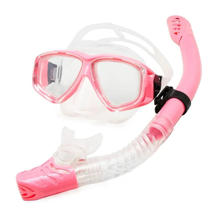 [Hometech] Tempered Glass Scuba Mask with Silicone Seal, Anti Fog Lens