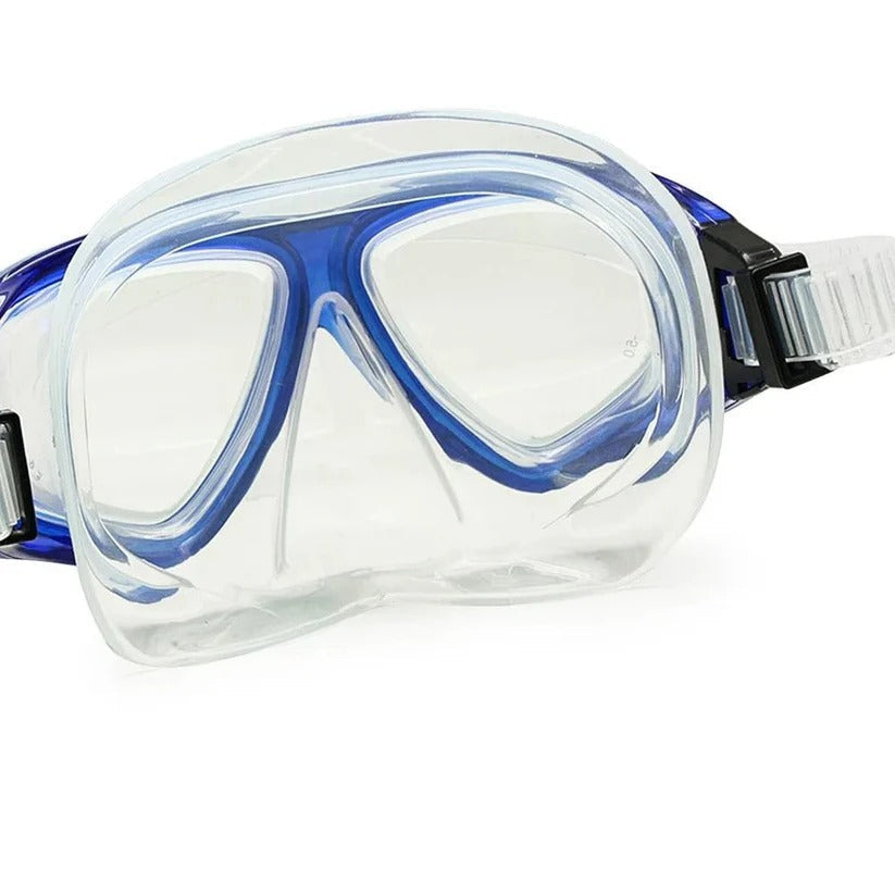 [Hometech] Tempered Glass Scuba Mask with Silicone Seal, Anti Fog Lens