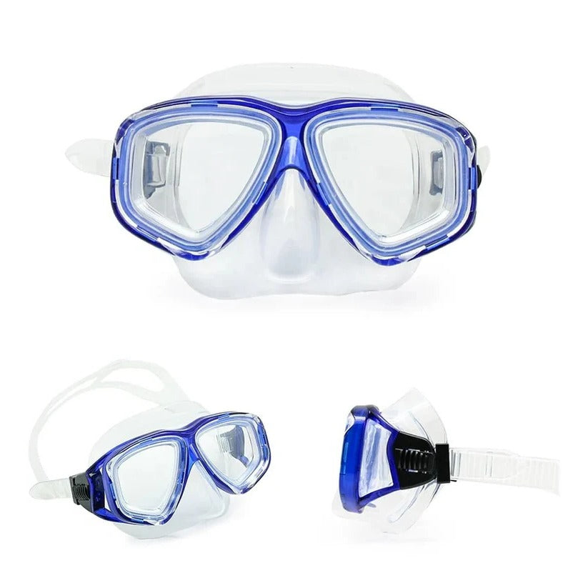[Hometech] Tempered Glass Scuba Mask with Silicone Seal, Anti Fog Lens