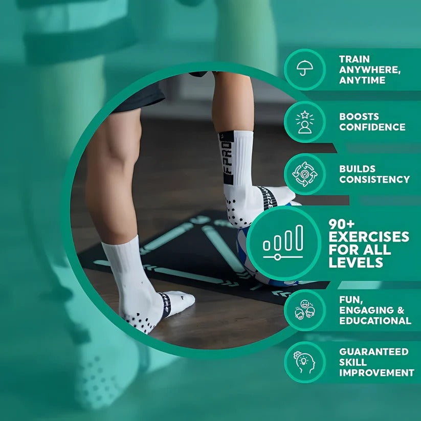 [Hometech] Football Training Mat with Interactive Video Coaching System