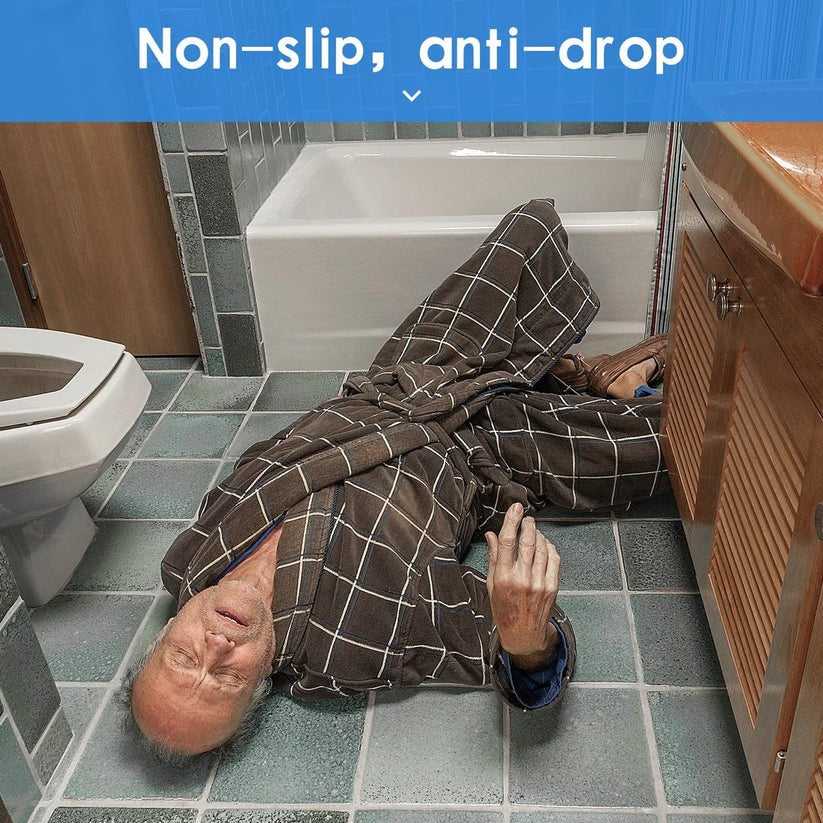 [Hometech] Adjustable Toilet Safety Rail with Dual Armrests for Elderly Support