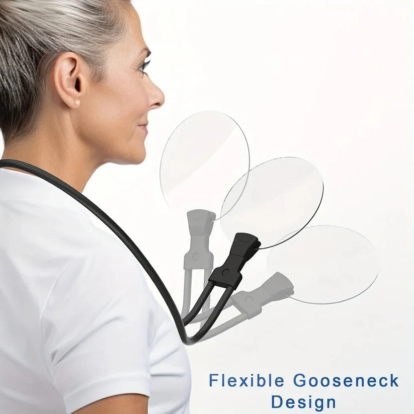 [Hometech] Hands Free Neck Magnifying Glass with 5X Magnification