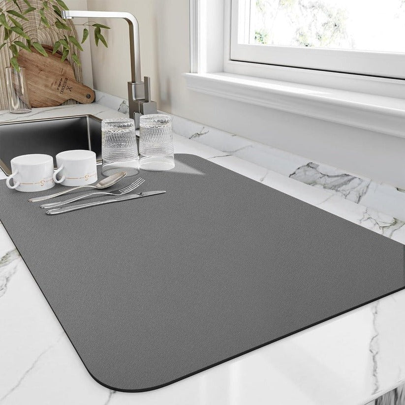 [Hometech] Kitchen Dish Drying Mat with Quick Absorbent Microfiber