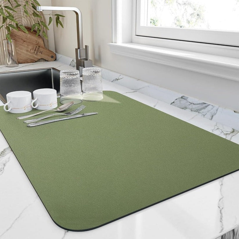 [Hometech] Kitchen Dish Drying Mat with Quick Absorbent Microfiber