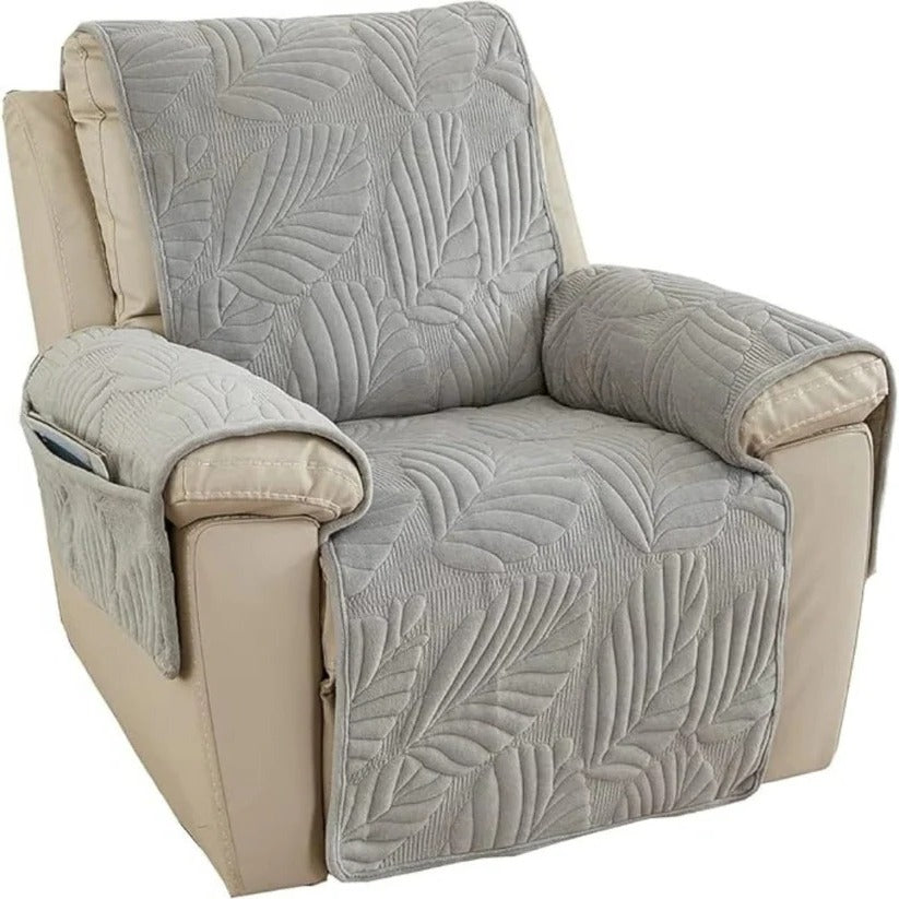 [Hometech] Patterned Stretch Recliner Slipcover with Full Coverage