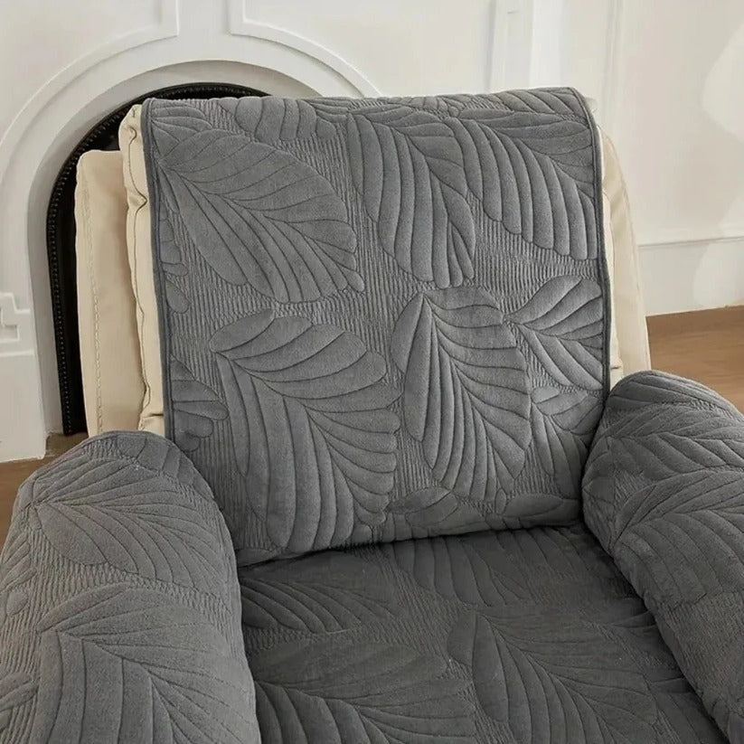 [Hometech] Patterned Stretch Recliner Slipcover with Full Coverage