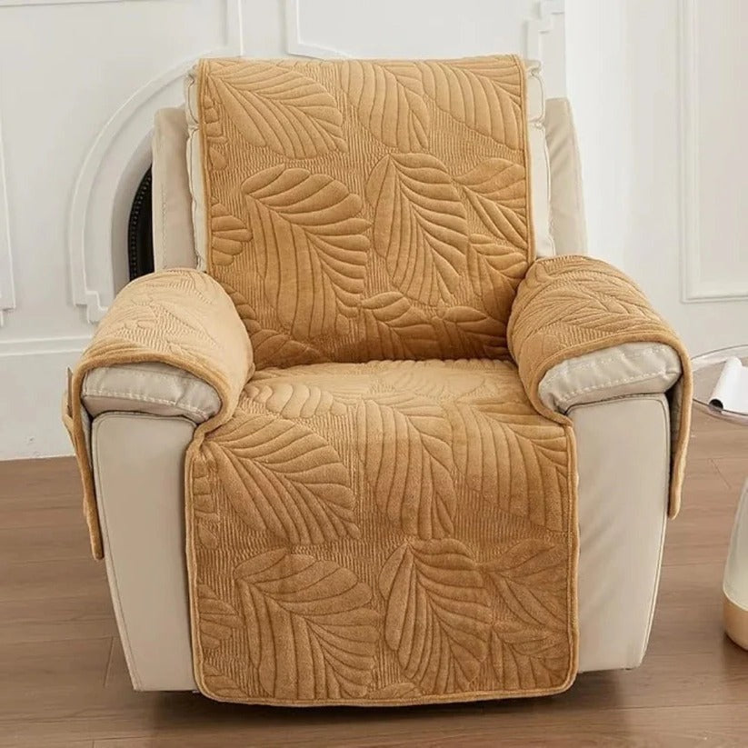 [Hometech] Patterned Stretch Recliner Slipcover with Full Coverage