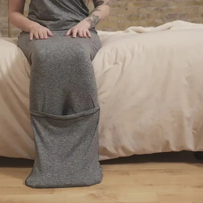 [Hometech] Unisex Wearable Swaddle Wrap Blanket Onesie with Open Drape Design