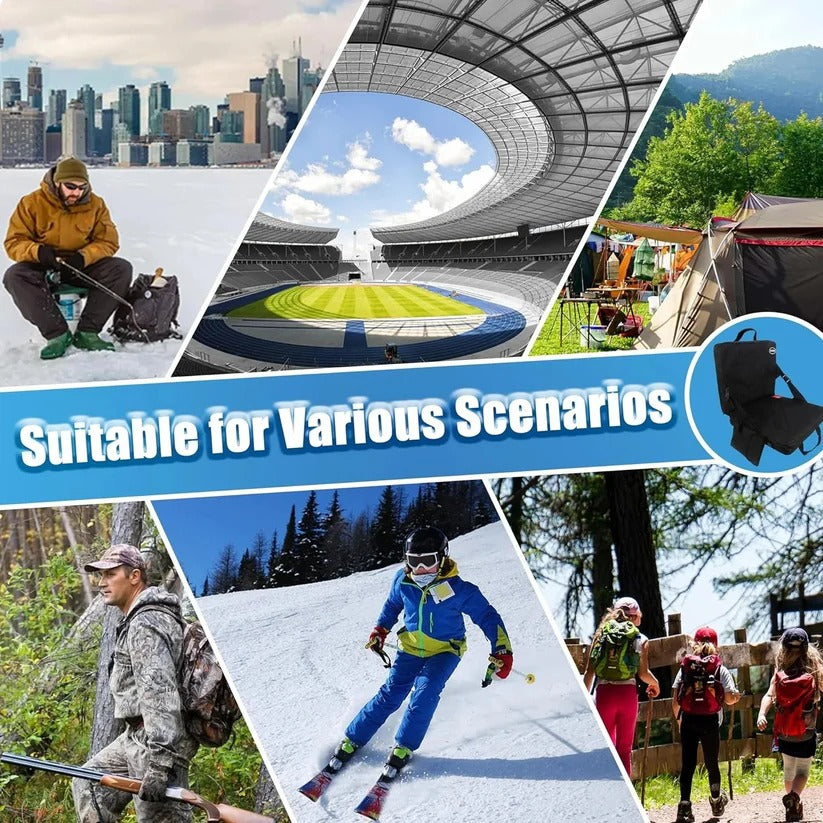 [Hometech] Portable Heated Seat Pad with Multiple Adjustable Heat Settings