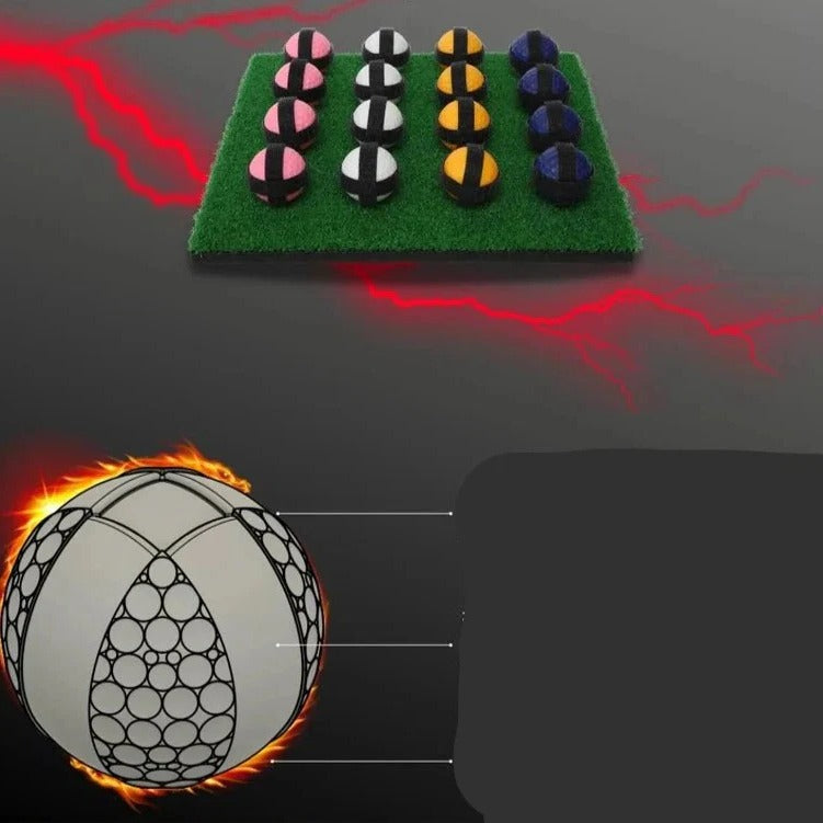 [Hometech] Mini Tabletop Golf Putting Practice Set with Adhesive Target Base Pad