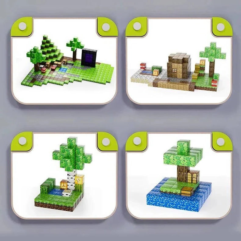 [Hometech] Magnetic Construction Blocks STEM Toy Set, 205 Pieces