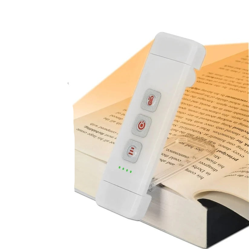 [Hometech] Mini USB Rechargeable LED Reading Lamp with Timer and Clip On Design