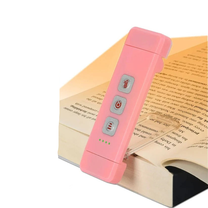 [Hometech] Mini USB Rechargeable LED Reading Lamp with Timer and Clip On Design