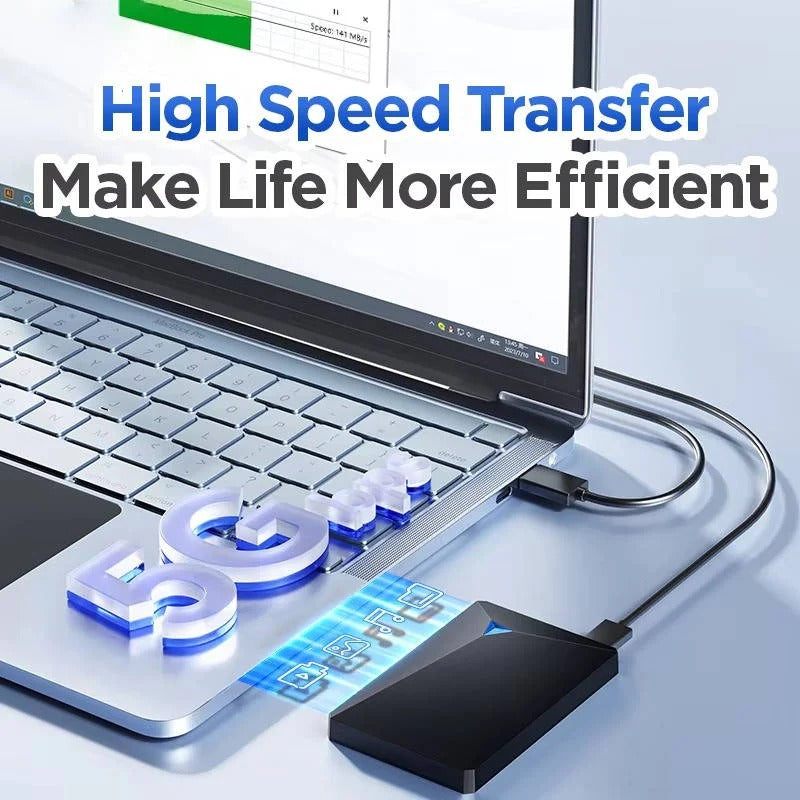 [Hometech] USB 3.0 External Hard Drive with High Speed Data Transfer for PC and Mac