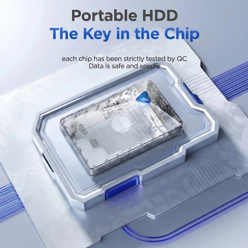 [Hometech] USB 3.0 External Hard Drive with High Speed Data Transfer for PC and Mac