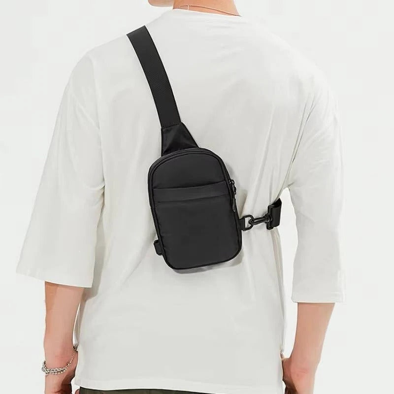 [Hometech] Lightweight Crossbody Chest Bag for Men with Adjustable Shoulder Strap