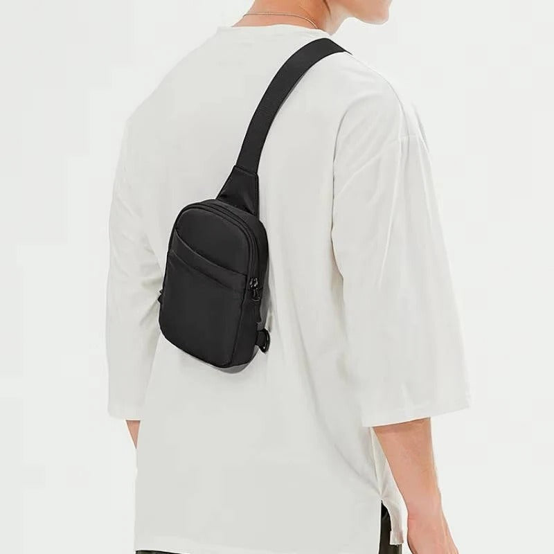 [Hometech] Lightweight Crossbody Chest Bag for Men with Adjustable Shoulder Strap