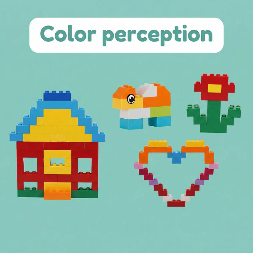 [Hometech] Building Blocks Set STEM Construction Toy with Storage Box for Kids, 1000 Pieces