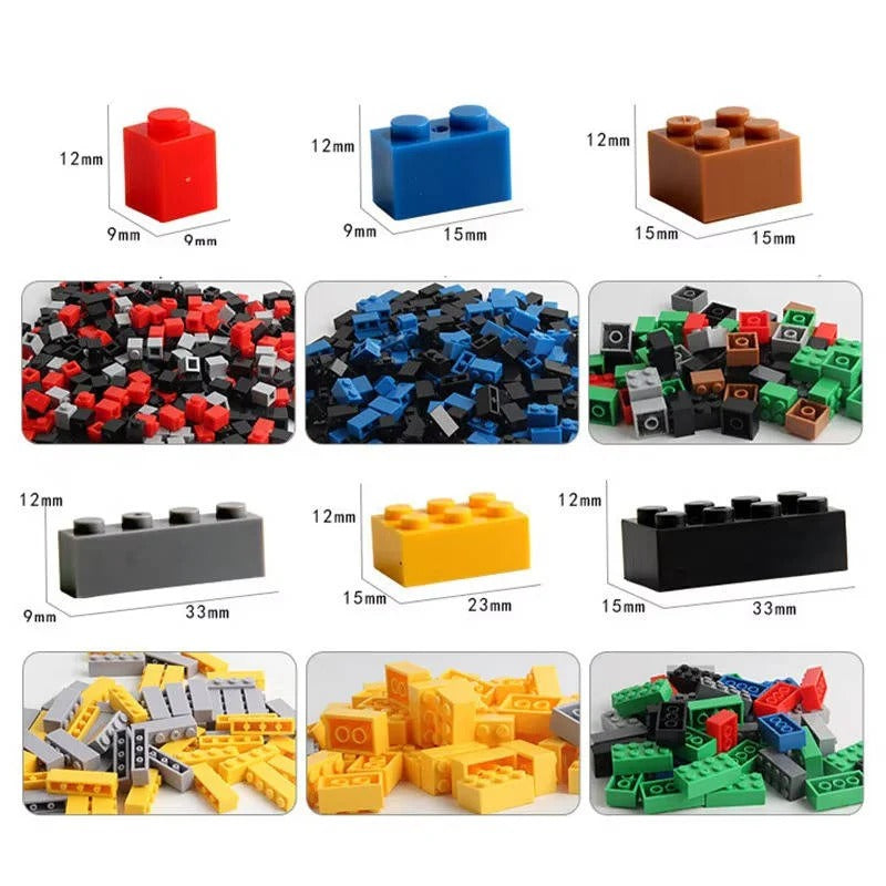 [Hometech] Building Blocks Set STEM Construction Toy with Storage Box for Kids, 1000 Pieces