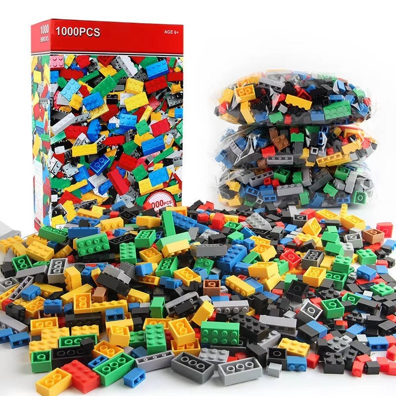 [Hometech] Building Blocks Set STEM Construction Toy with Storage Box for Kids, 1000 Pieces