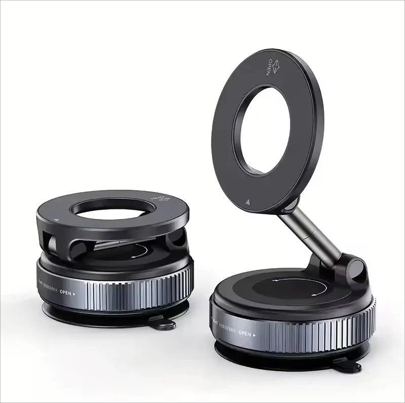 [Hometech] Foldable Magnetic Car Phone Mount with 360 Degree Hands Free Rotation