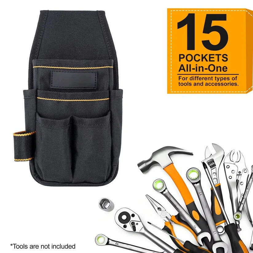 [Hometech] Electrician Tool Pouch with Adjustable Belt and Reinforced Base