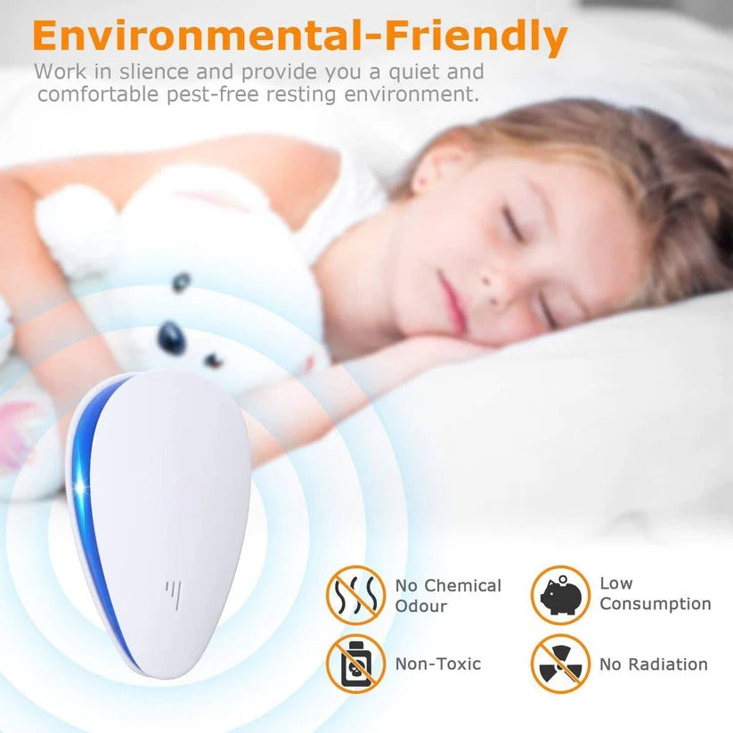 [Hometech] Plug In Ultrasonic Pest Repeller for Bed Bugs and Indoor Insects
