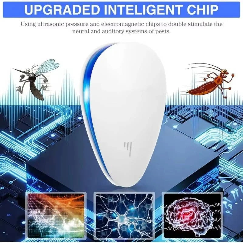 [Hometech] Plug In Ultrasonic Pest Repeller for Bed Bugs and Indoor Insects